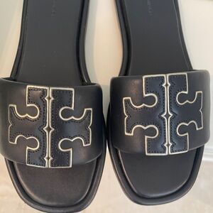 Tory Burch Double T Sport Slide